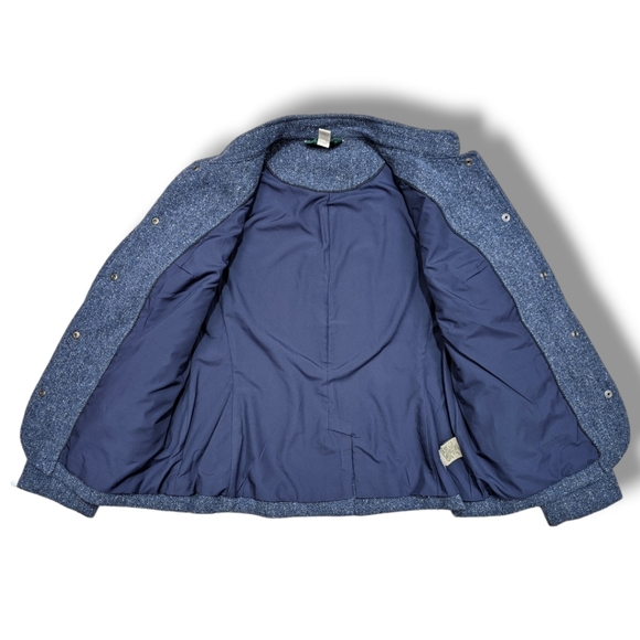 LL BEAN HERRINGBONE ITALIAN TWEED JACKET - Picture 3 of 6